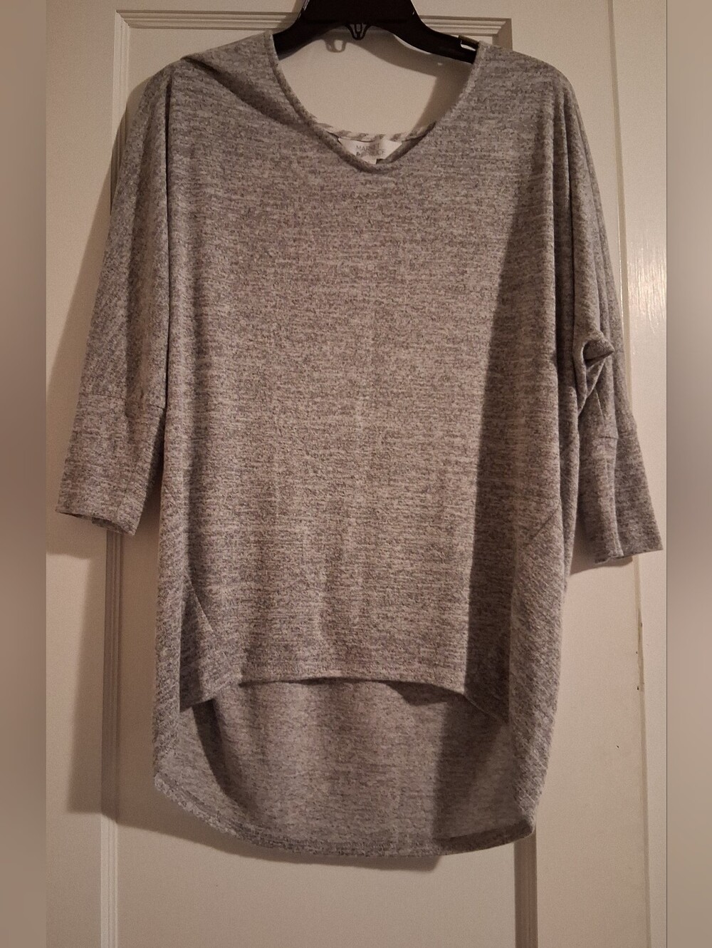 Market & Spruce Heather Gray Crewneck Pullover